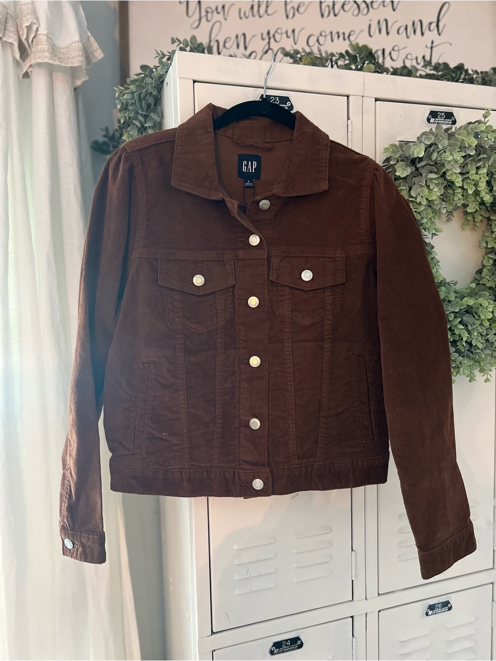 NWT GAP Brown Corduroy Button-Front Jacket